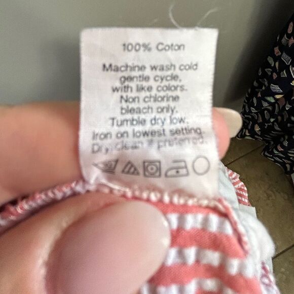 Vintage J.CREW 4.5” Seersucker Chino Shorts - Picture 7 of 7